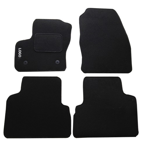 Tappetini Auto In Moquette Seconda Serie Con 2 Clip Di Fissaggio